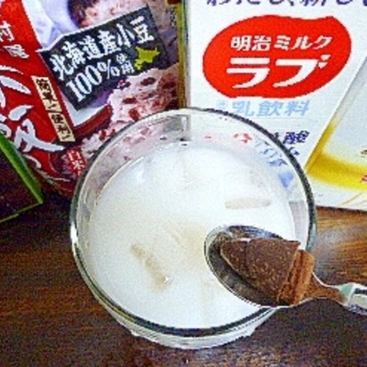 アイス 大人のたけのこの里入 小豆ミルク酒 レシピ 作り方 By Mayumi 1101 楽天レシピ アイス 大人のたけのこの里入 小豆ミルク酒 レシピ 作り方 By Mayumi 1101 楽天レシピ